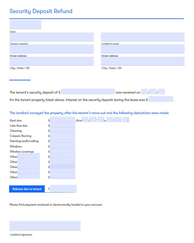 security-deposit-return-template-tutore-org-master-of-documents
