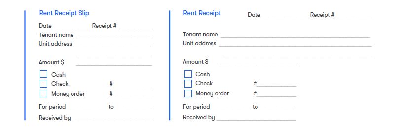 Rent Receipt Generator Apartment Room Rental Receipt 