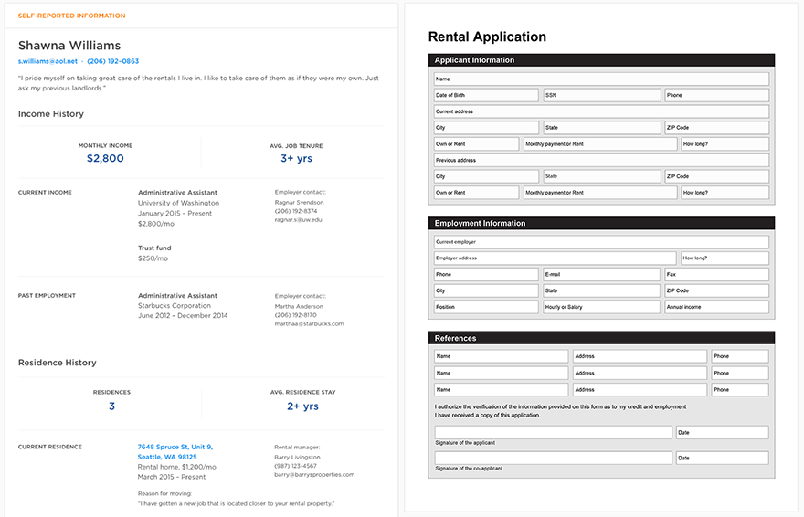 Rental Application Form Free Rental Application Zillow Rental Manager