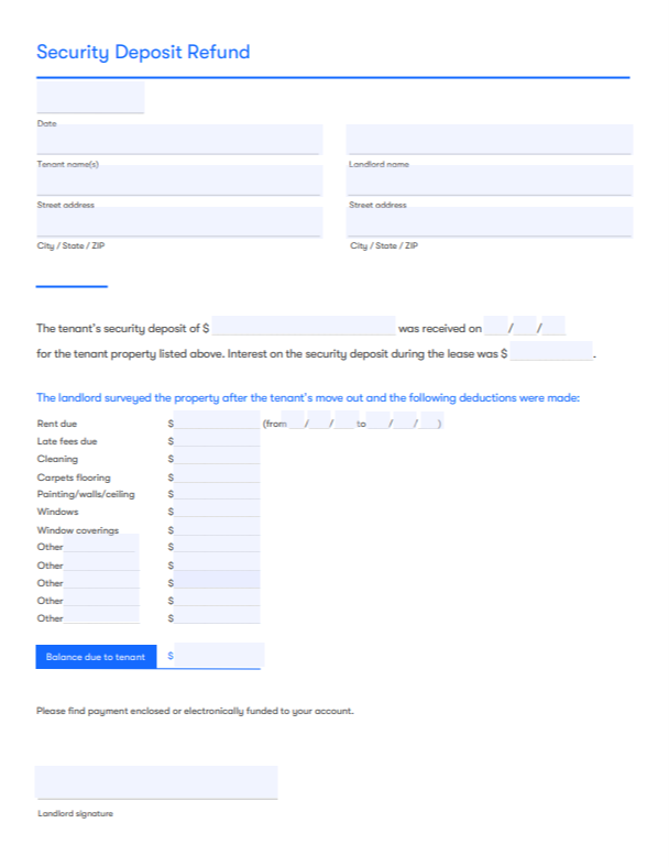 Security Deposit Itemization Letter from wp-tid.zillowstatic.com