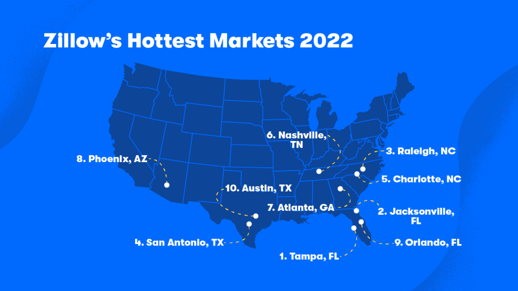 Zillow Home Values Map Why Tampa Will Be 2022'S Hottest Market - Zillow Research