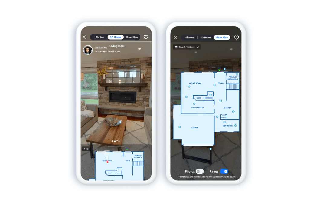 What are interactive floor plans