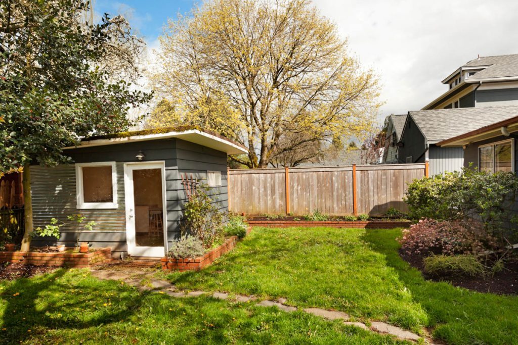 Accessory Dwelling Unit (ADU) in the backyard of a residential home