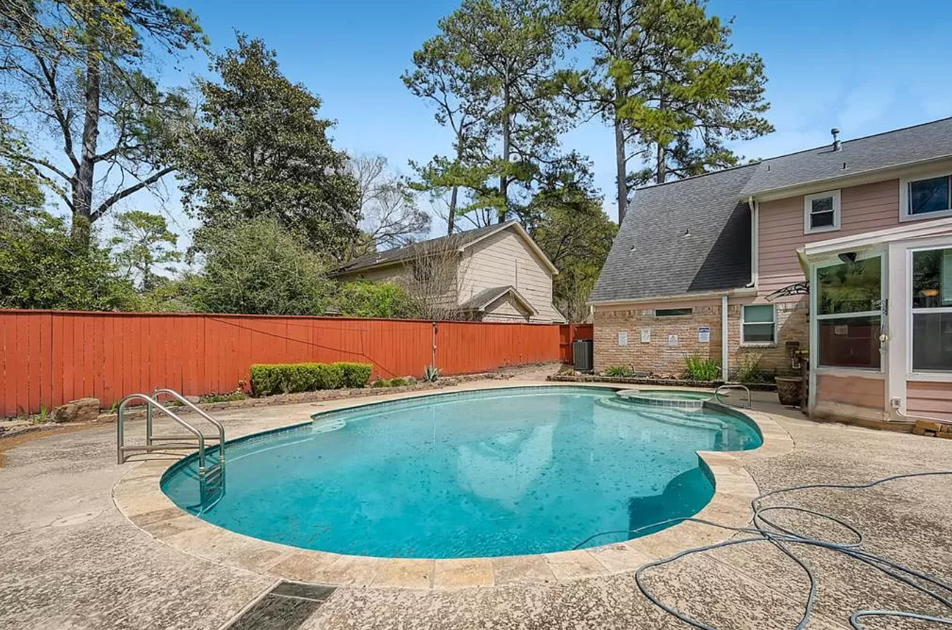 Image of a backyard, in-ground pool
