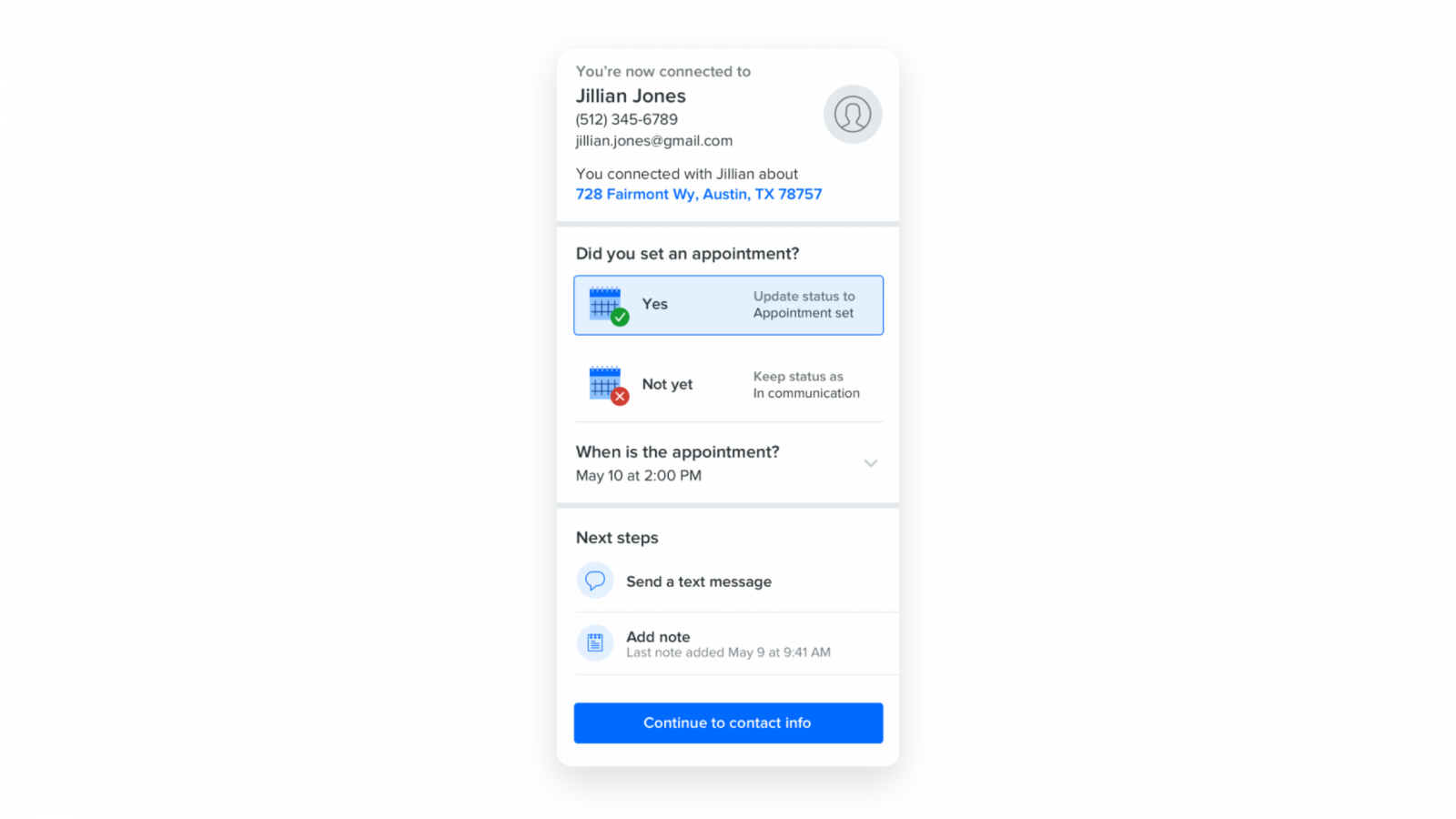 You're now connected to Jillian Jones