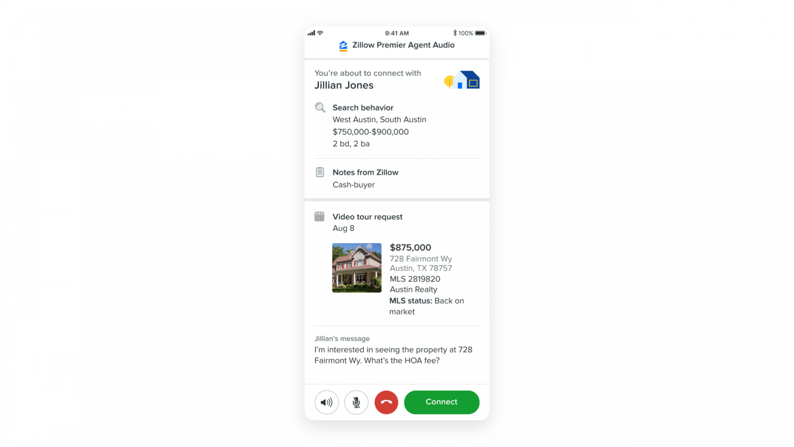 Zillow Premier Agent Audio