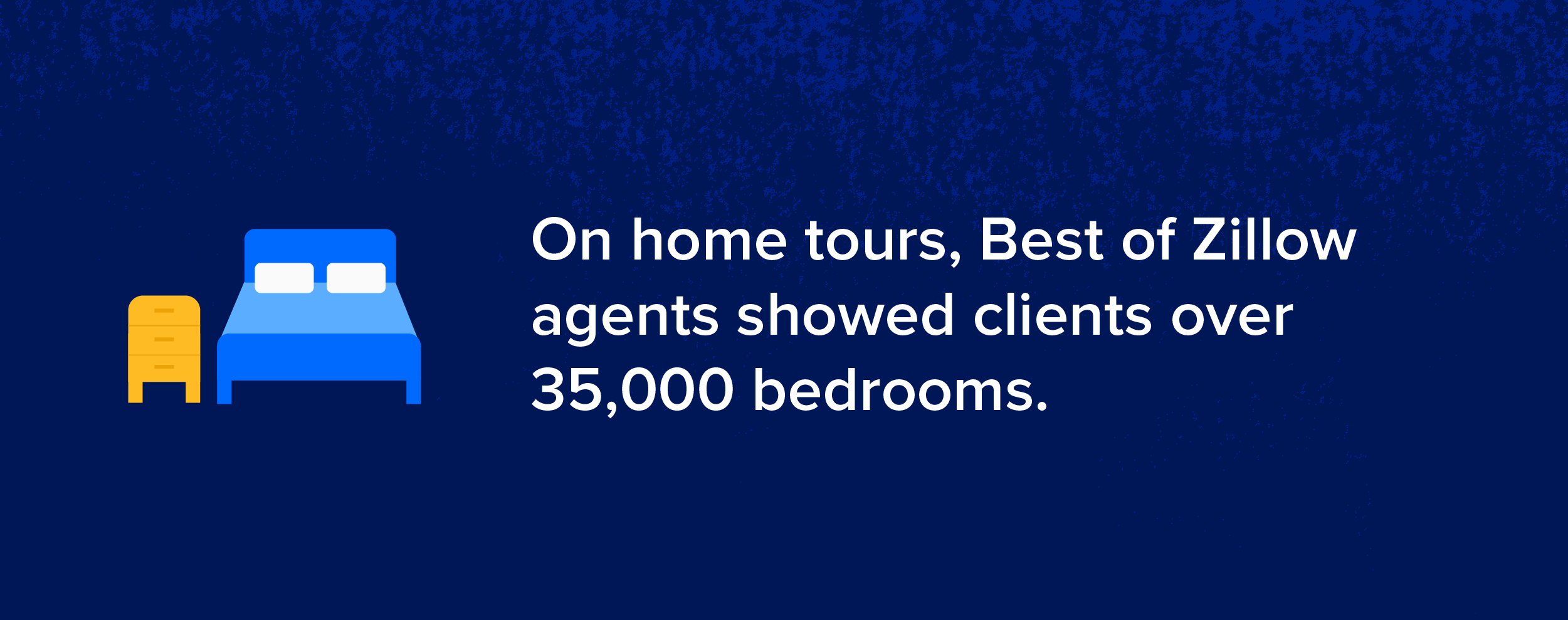 On home tours, Best of Zillow agents showed clients over 35,000 bedrooms.