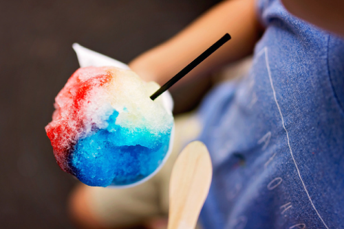 summer cooling snow cone