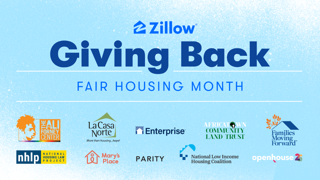 Zillow awards 100,000 to organizations dedicated to fair housing and