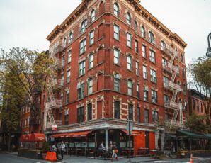 West Village corner building where to live in NYC