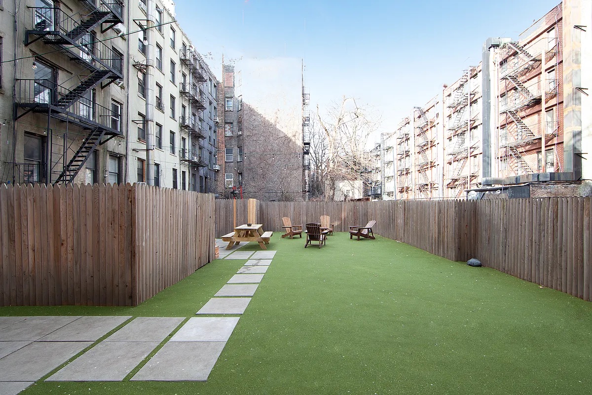 East Village rentals under 3K backyard