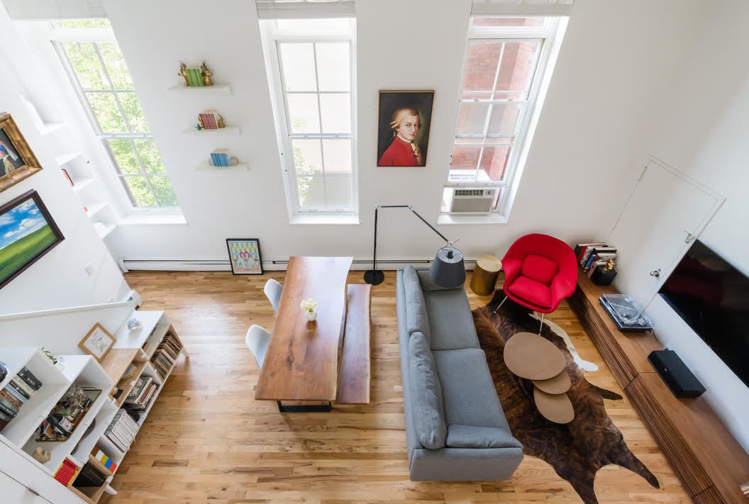 Most Popular Sale: Lofted Cobble Hill 1br Duplex For $749k 