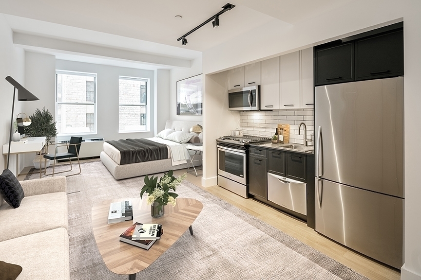 nyc apartment with washer and dryer