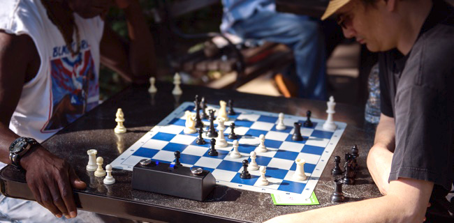 Greenwich Village Chess Table
