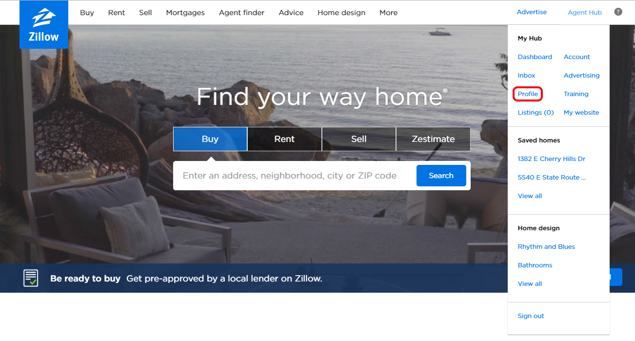 Zillow Free Agent Profile