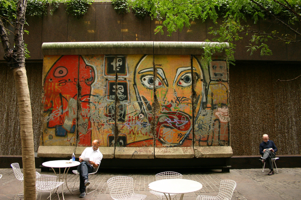 Pièce du mur de Berlin meilleur endroit pour prendre des photos à nyc