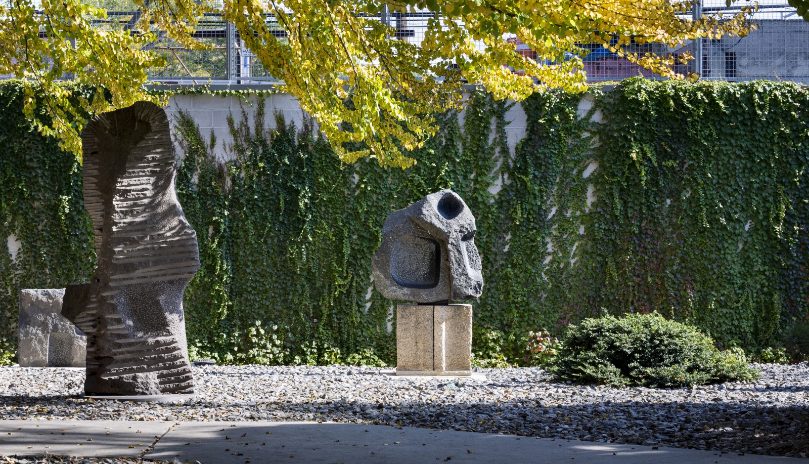 The gravel garden at The Noguchi Museum