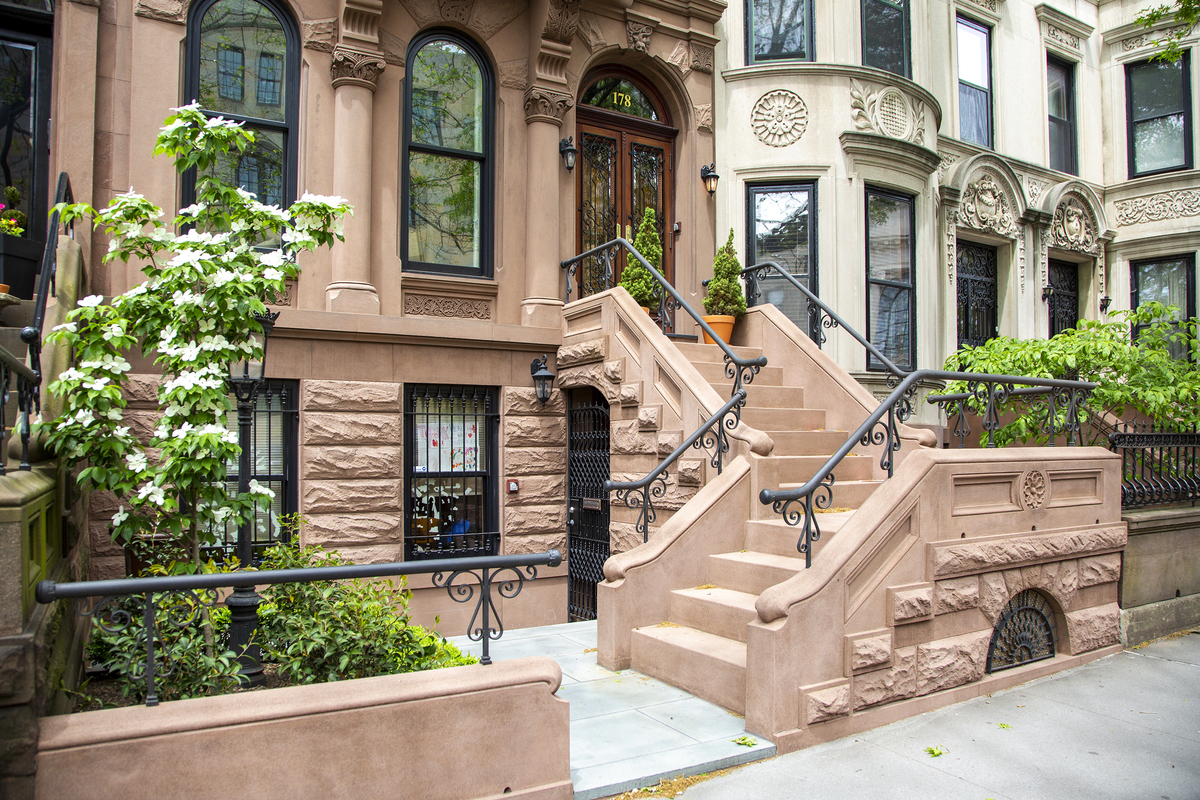 Brownstones in Park Slope, near Prospect Park Brooklyn
