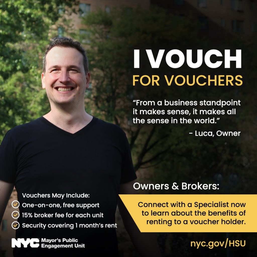 image of voucher education campaign