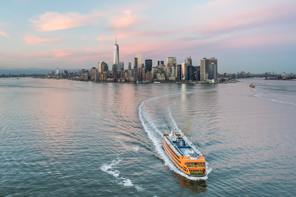 Riding the Ferry to Staten Island