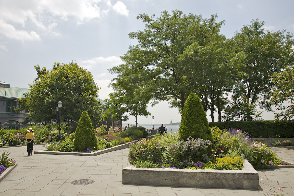 One of the best gardens in NYC is the Battery Gardens in Battery Park