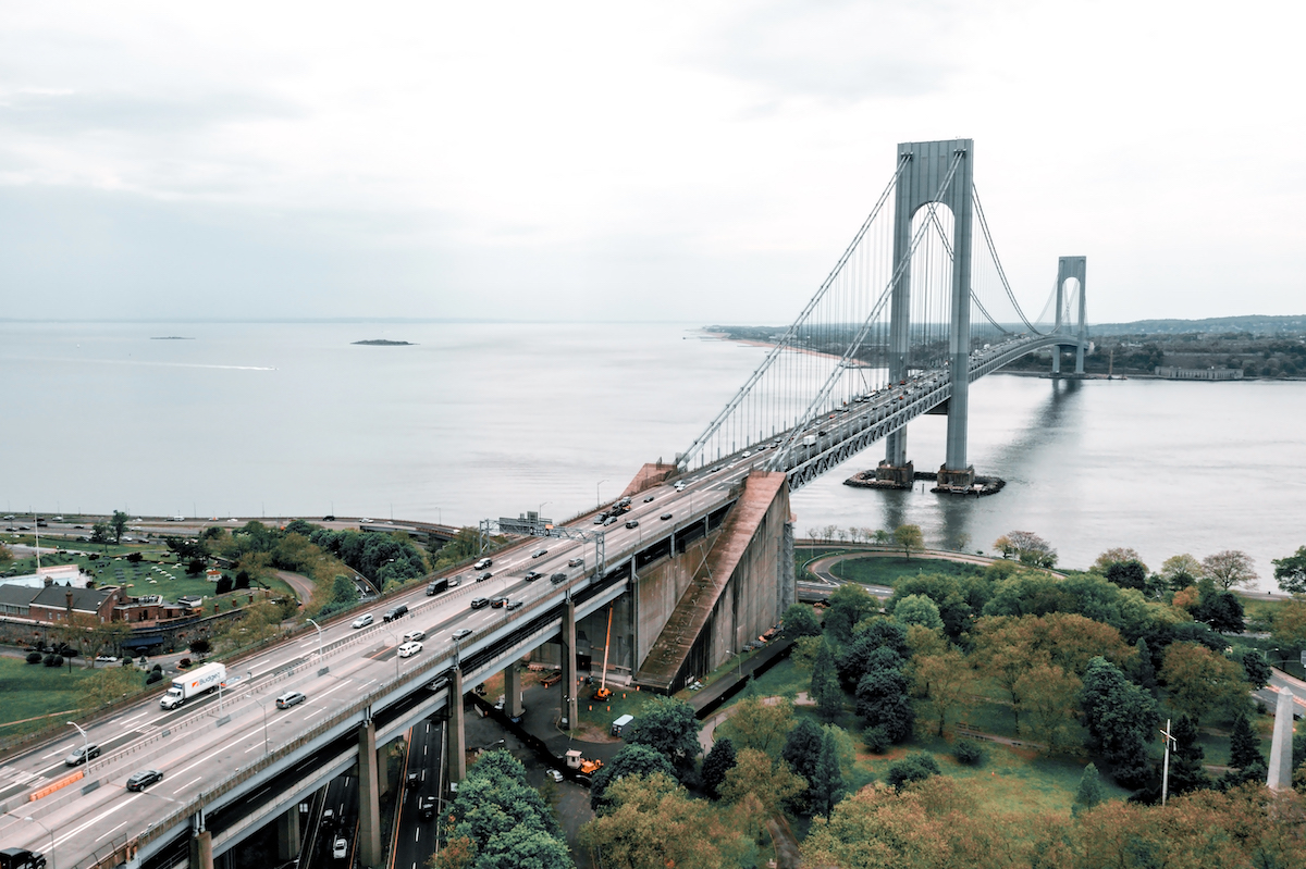 errazzano-Narrows bridge in Brooklyn and Staten Island.