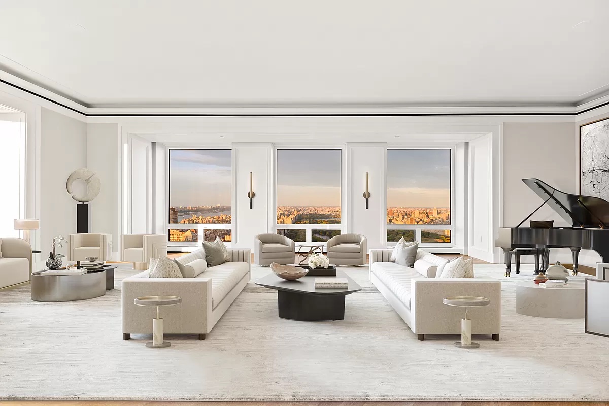 NYC 'billionaires row' penthouse, world's highest residence, listed for  $250M