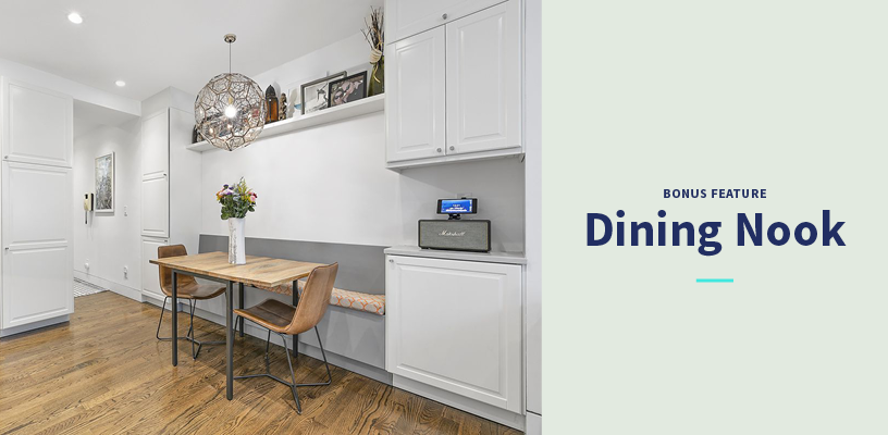 A photo of the dining nook in 93 Macdougal Street #8