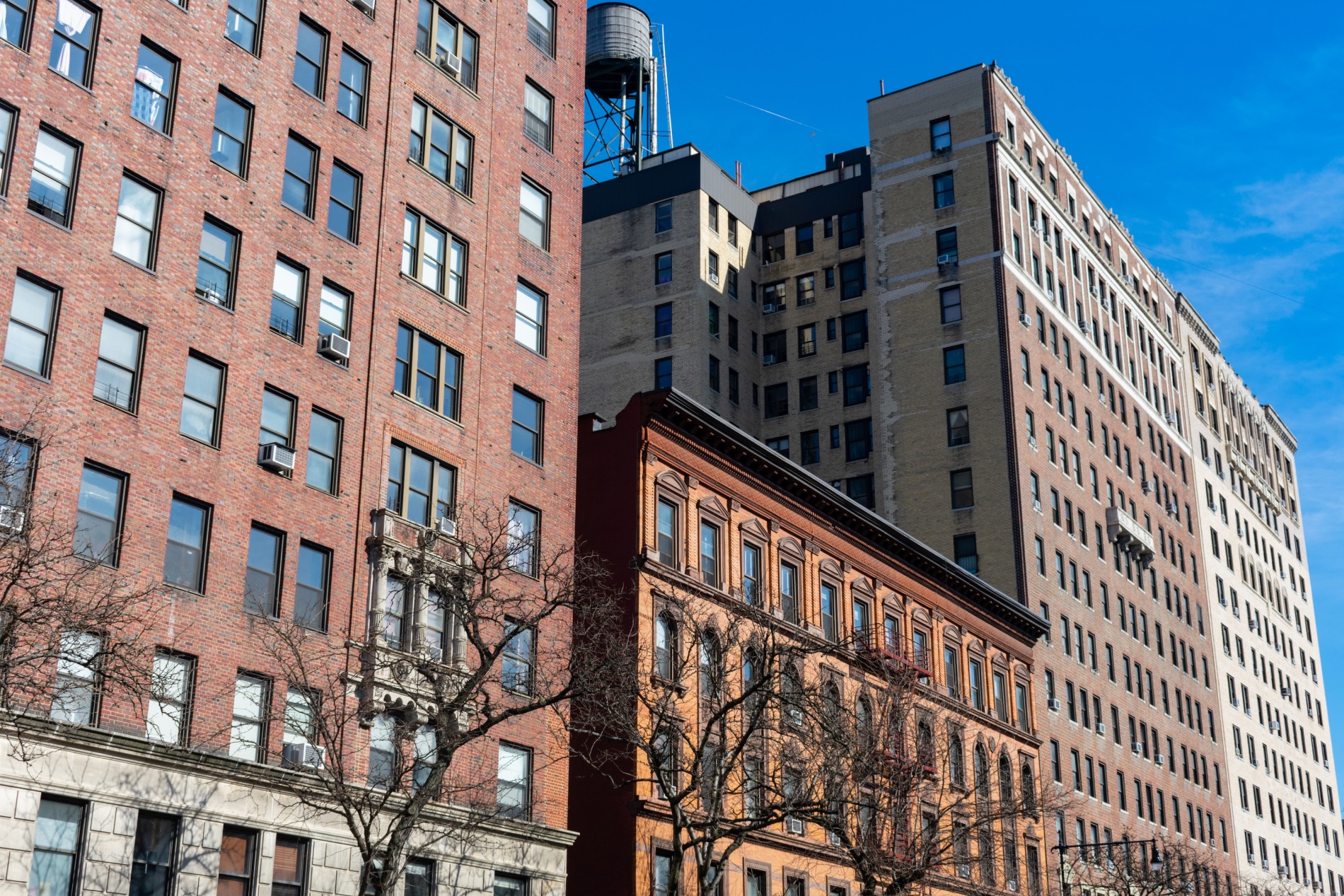 Red brick buildings in morningside heights