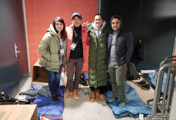 Image of aReal Estate Industry Sleep Out 2019 Covenant House attendees