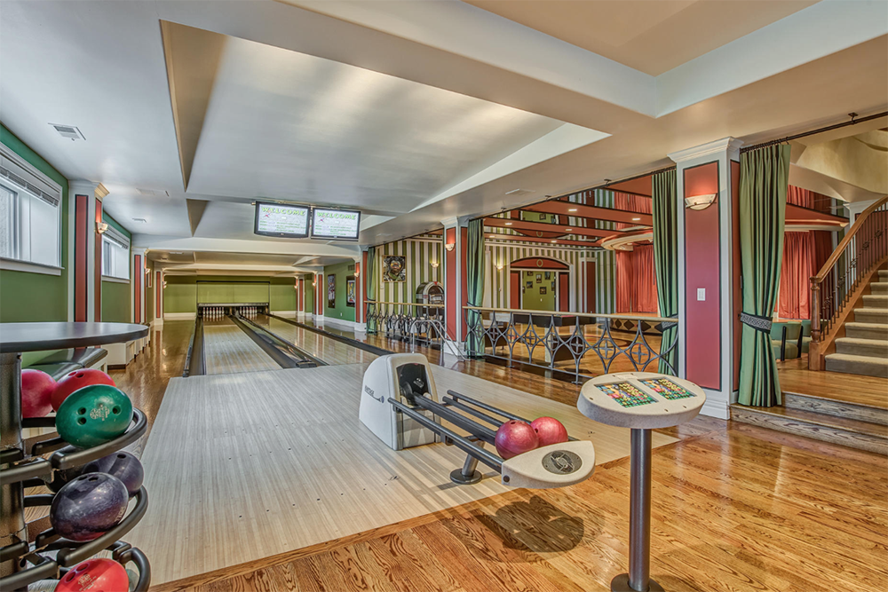 Homes For With Bowling Alleys, House Plans With Bowling Alley