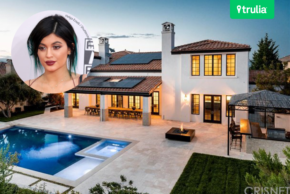 Kylie Jenner House Tour Her Calabasas Ca Starter Home Celebrity Trulia Blog