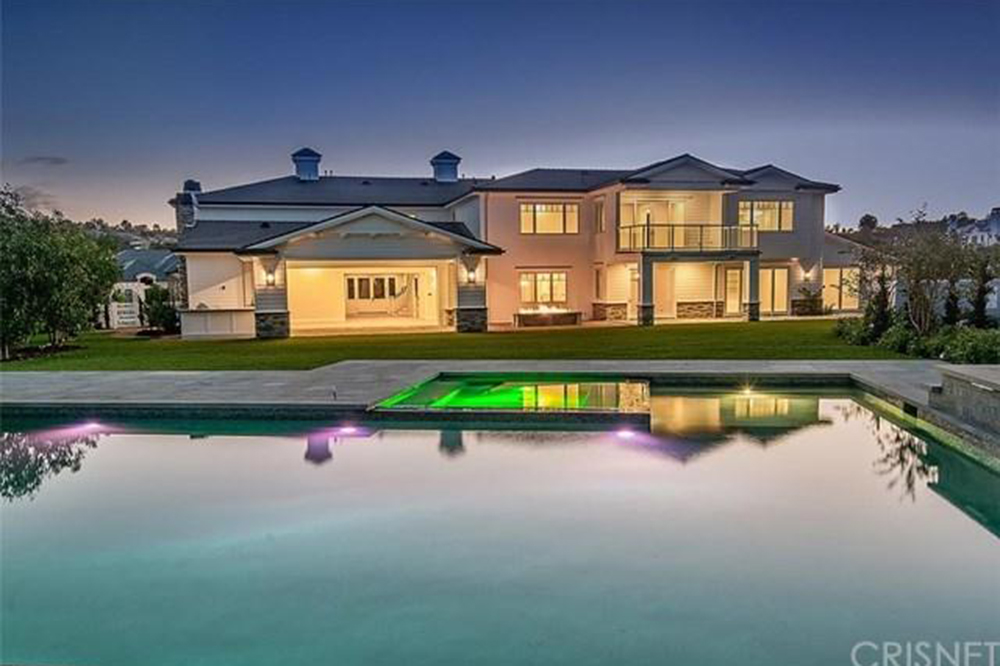 Kylie Jenner House In Hidden Hills CA Pool House
