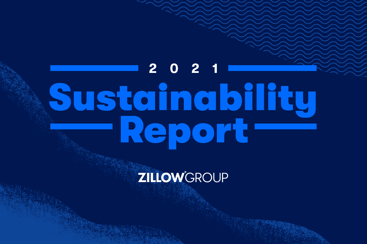 Zillow's 2021 Sustainability Report Graphic Image 